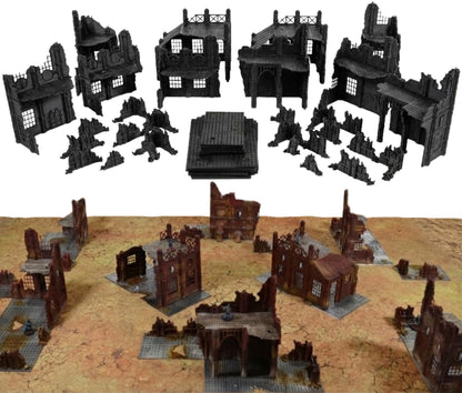 Mars Factory Ruins: Wargaming Tabletop Terrain - 40k Tournament Pariah Nexus