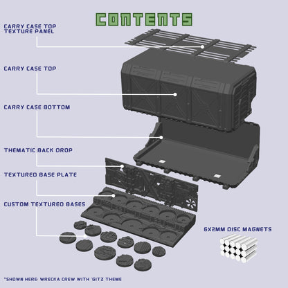 Kill Team Transport Case: 3-in-1 Carrier / Display / Terrain - Warp Forged Conex