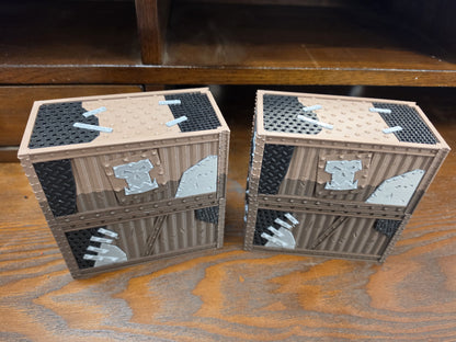 Misprint: Greenskin Foldable Ruins - Two Container Stacks