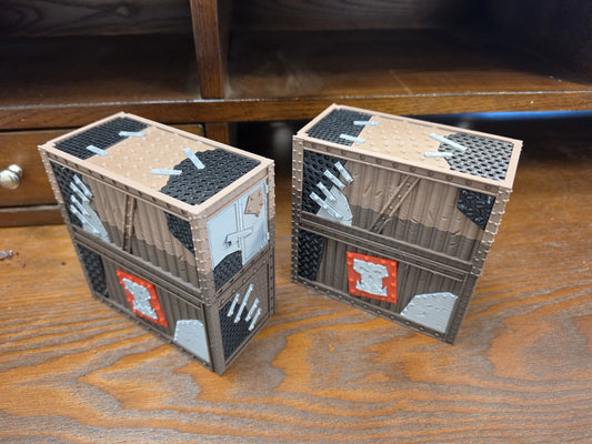 Misprint: Greenskin Foldable Ruins - Two Container Stacks