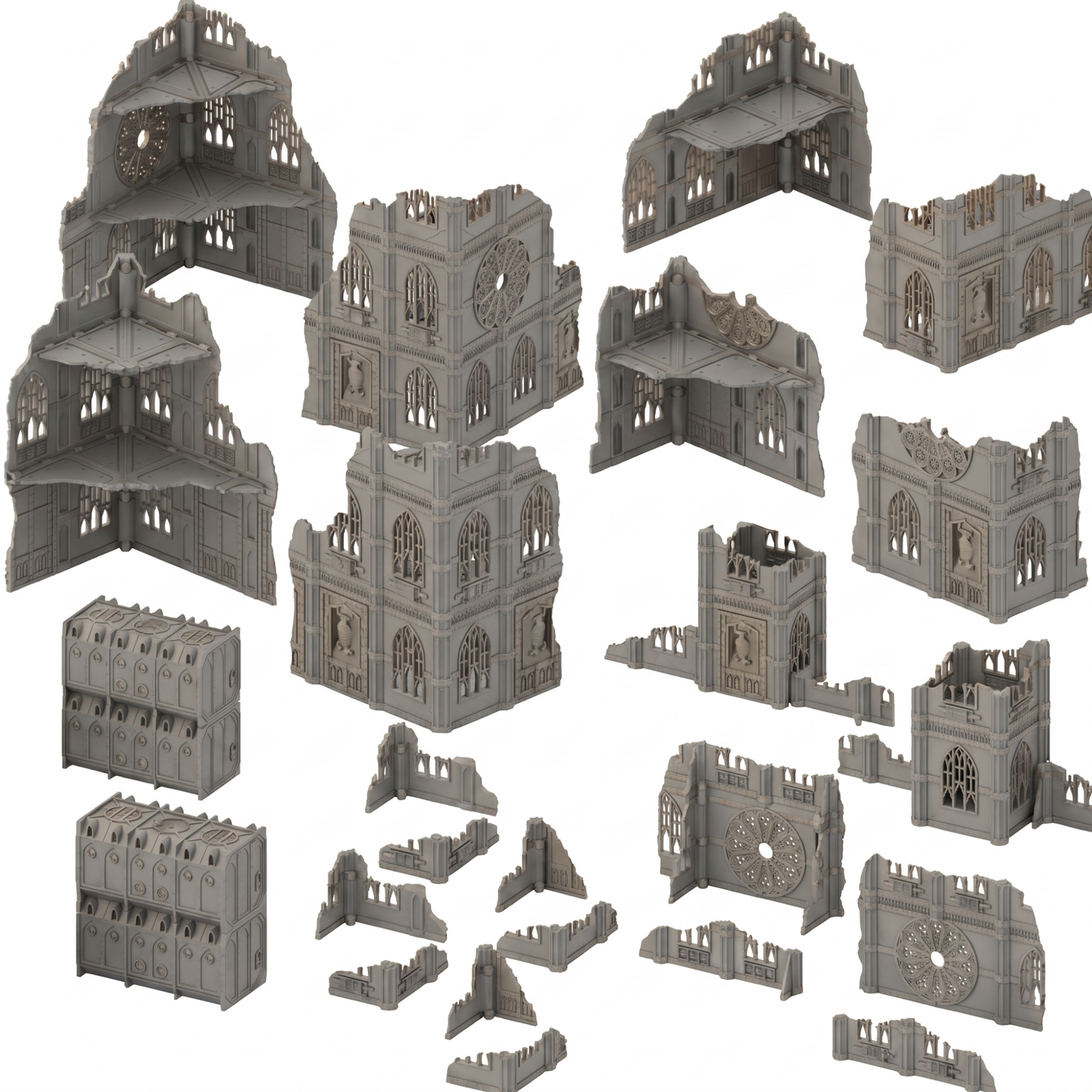 Gothic Foldable Ruins — Black