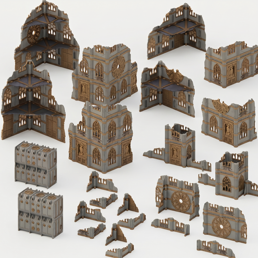 Gothic Foldable Ruins - Full Color