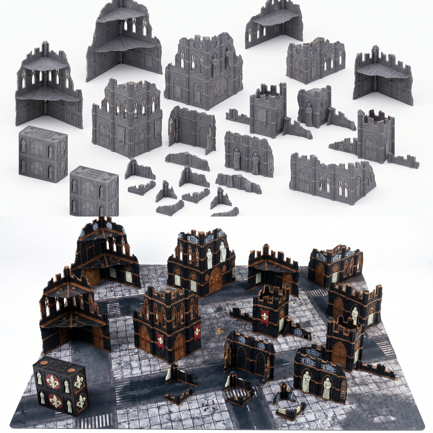 Battle Nun Foldable Ruins - Black