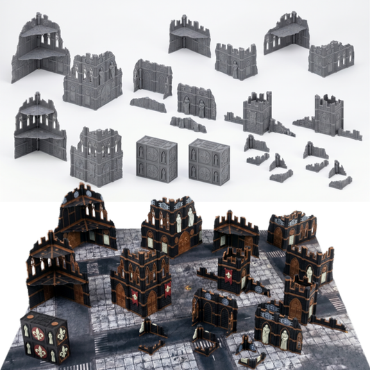 Battle Nun Foldable Ruins - Black