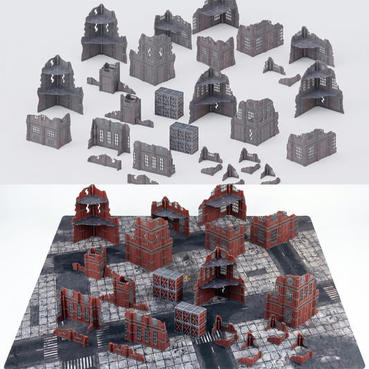 Industrial Foldable Ruins - Full Color