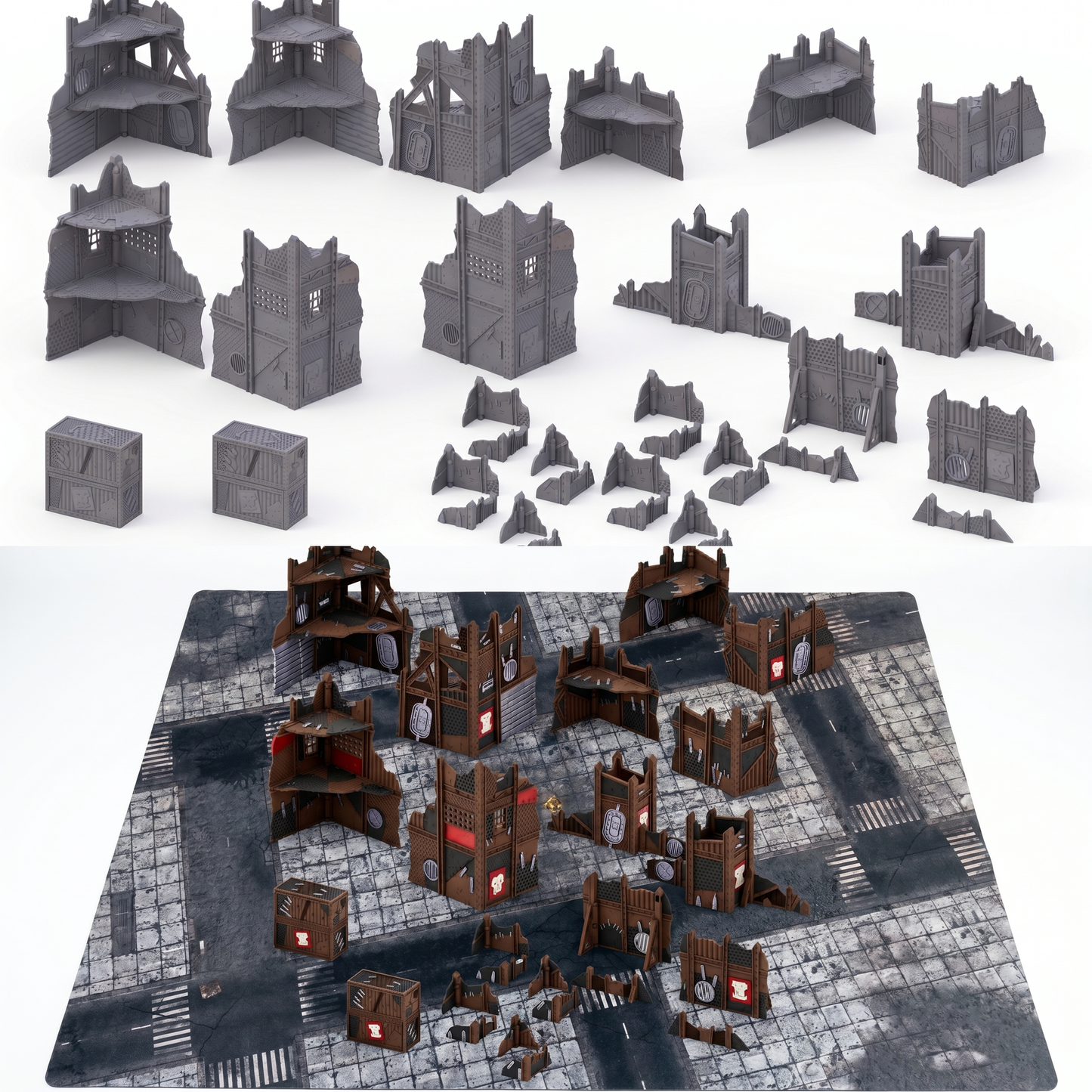 Greenskin Foldable Ruins — Full Color