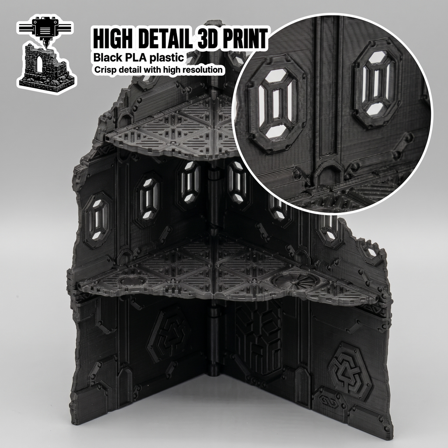 Space Dwarf Foldable Ruins — Black