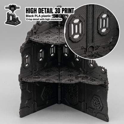 Space Dwarf Foldable Ruins — Black