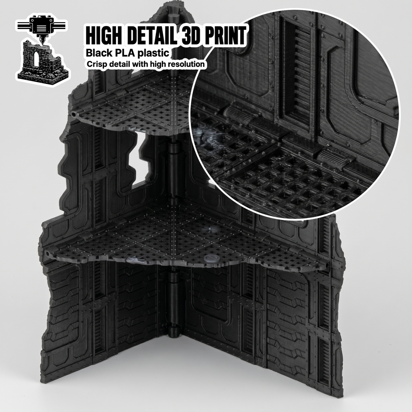 Industrial Foldable Ruins — Black