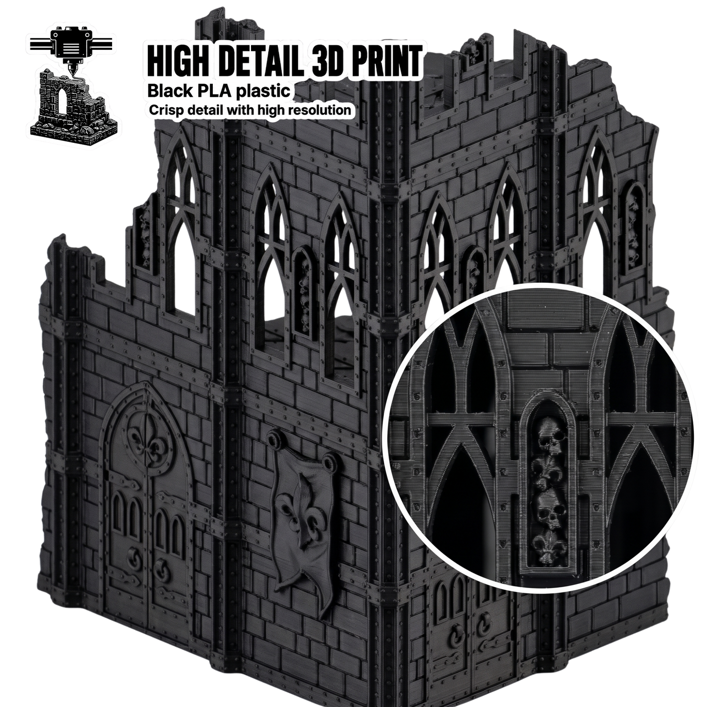 Battle Nun Foldable Ruins - Black