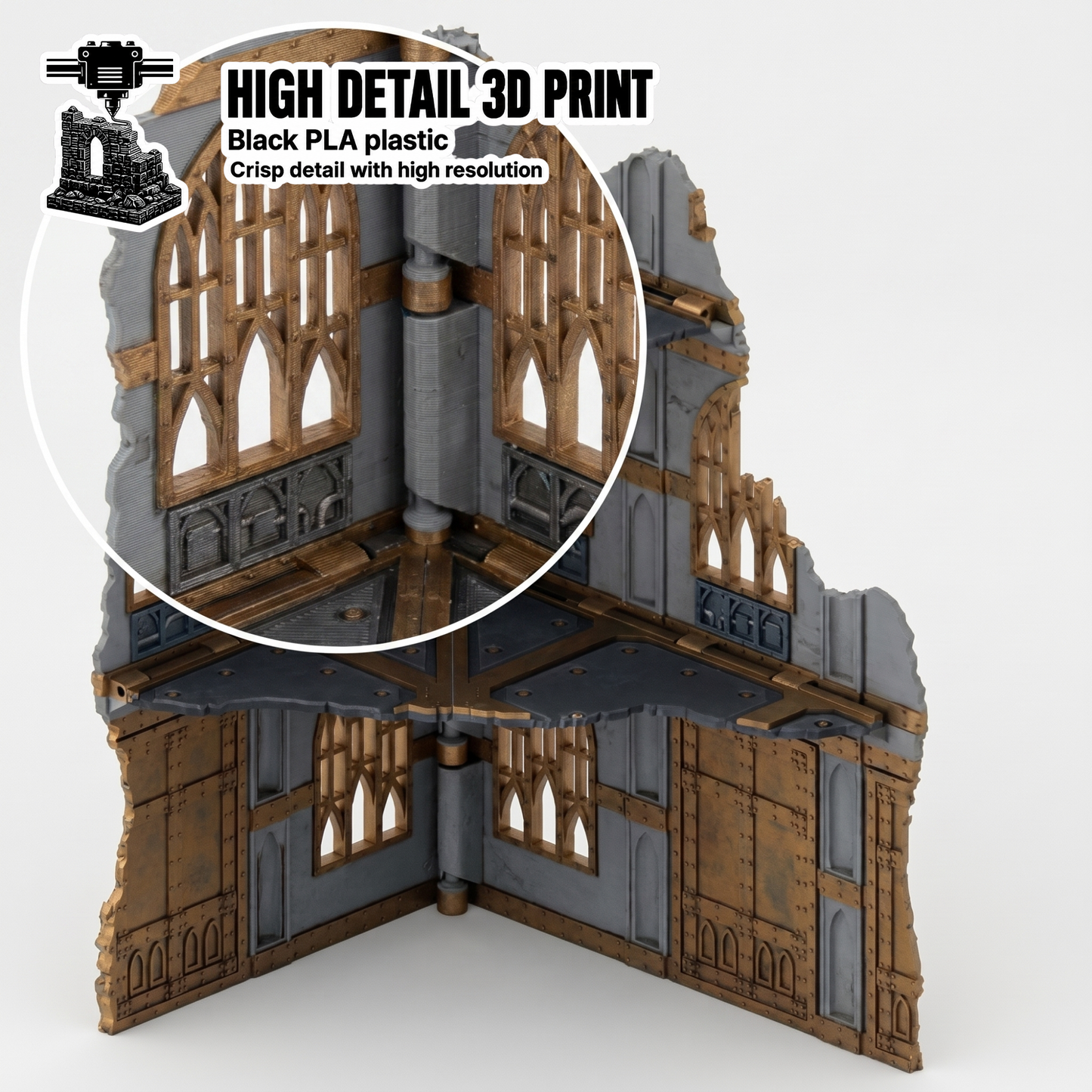 Gothic Foldable Ruins — Full Color