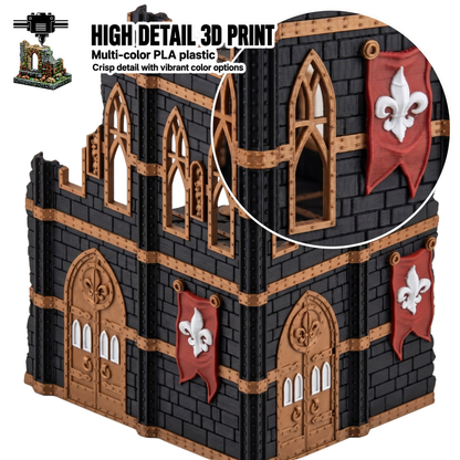 Battle Nun Foldable Ruins - Full Color