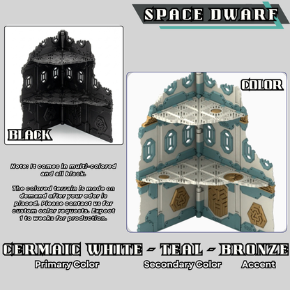 Space Dwarf Foldable Ruins — Black
