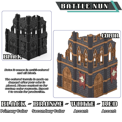Battle Nun Foldable Ruins - Black