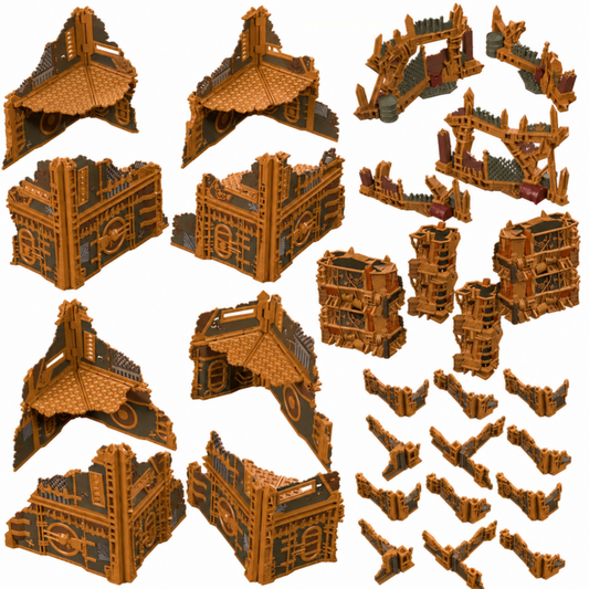 Space Orks Full Color 11th Edition Foldable Terrain