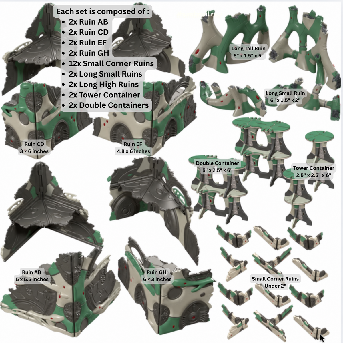 Space Elves Full Color 11th Edition Foldable Terrain