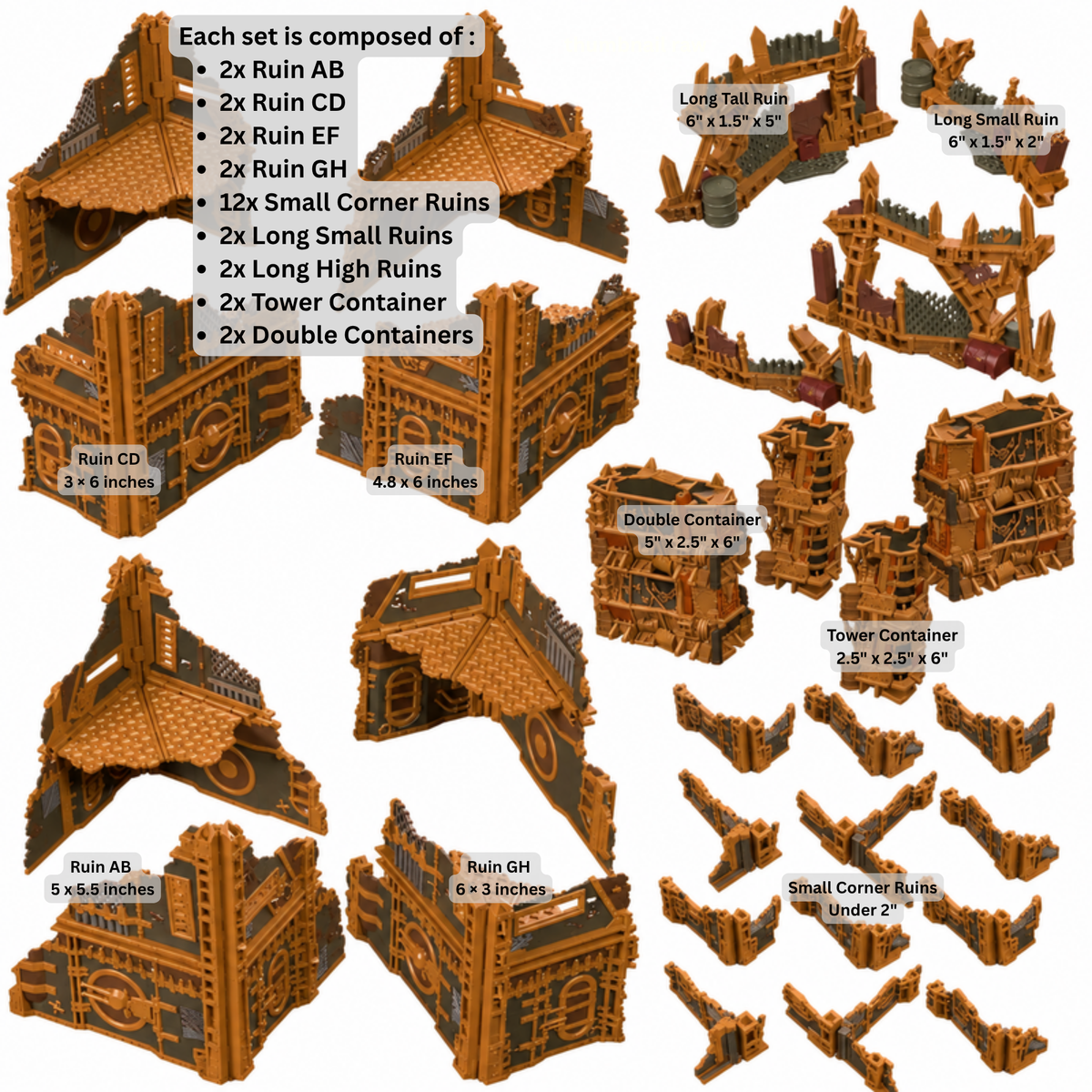 Space Orks Full Color 11th Edition Foldable Terrain