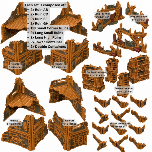 Space Orks Full Color 11th Edition Foldable Terrain