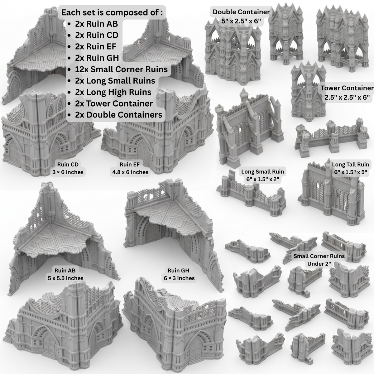 NuGoth 11th Edition Foldable Terrain