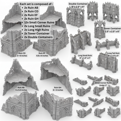 NuGoth 11th Edition Foldable Terrain