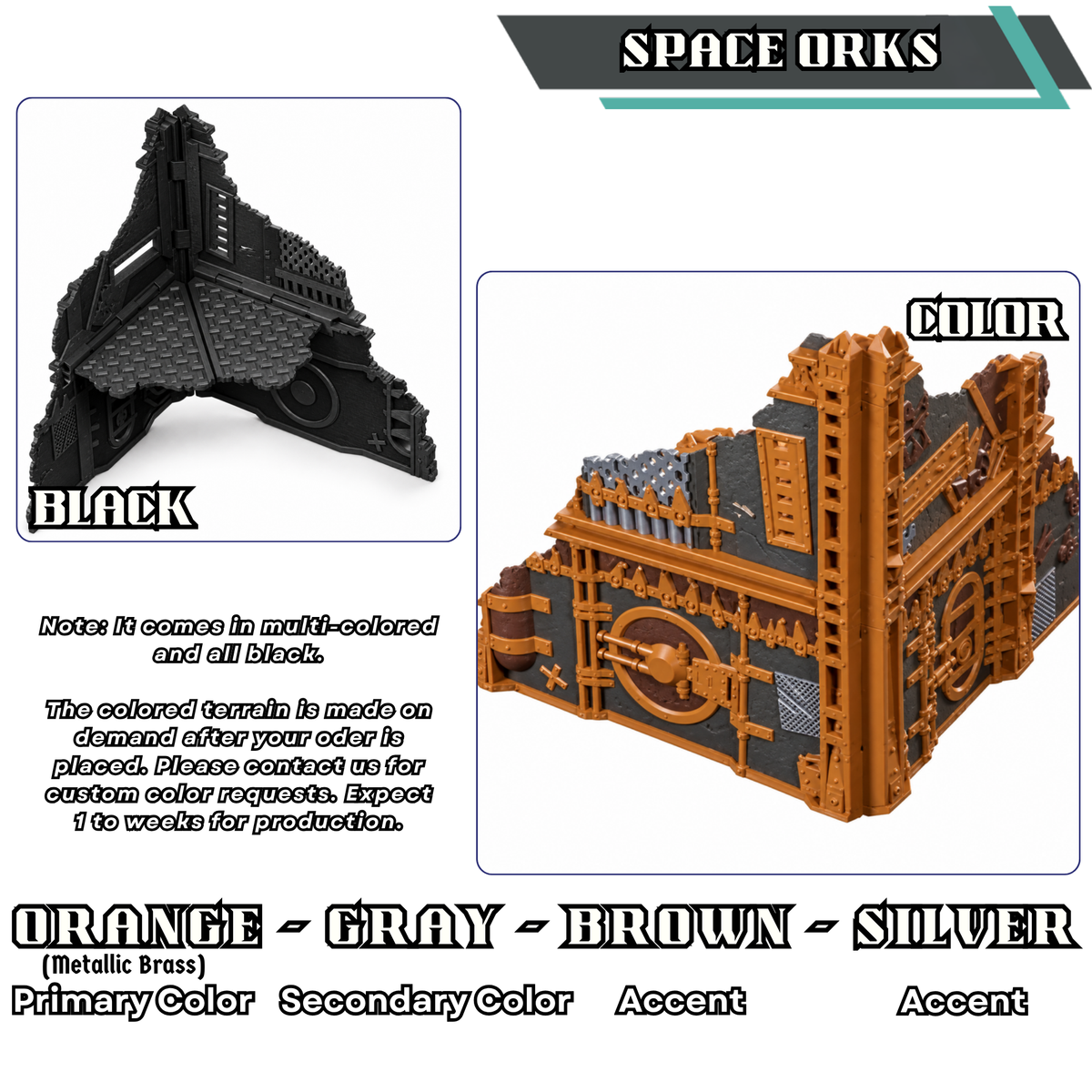 Space Orks 11th Edition Foldable Terrain