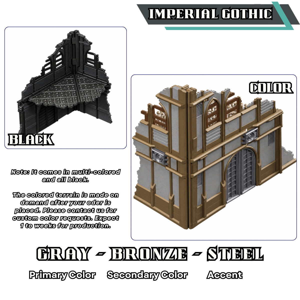 Imperial Gothic Full Color 11th Edition Foldable Terrain