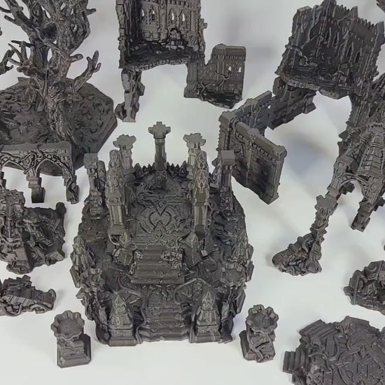 Drakenfel Jungle Ruins – Competitive Terrain Set for 28mm-32mm Fantasy Wargames & Age of Sigmar Tables