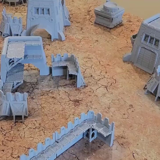 Trench Battlefield Terrain Set: Modular Wargaming Scenery