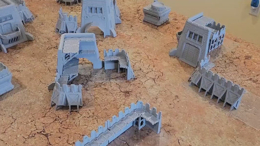 Trench Battlefield Terrain Set: Modular Wargaming Scenery