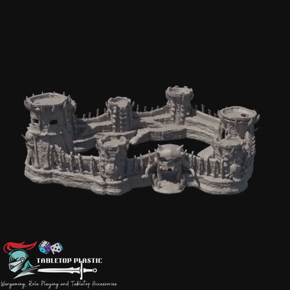 Bone-Walled Stronghold with Skull Gate