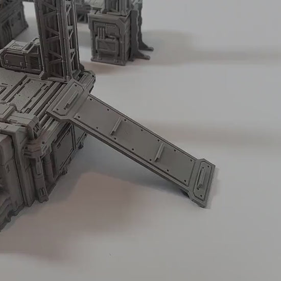 Industrial Terrain Set: Modular 28mm Wargame Scenery
