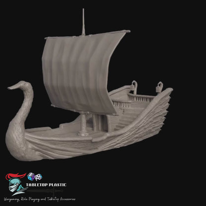Aelthirion Elven Swan Ship