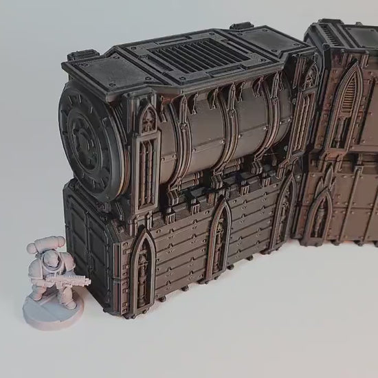 Sci-Fi Shipping Containers: 28mm Wargame Terrain, 4 Piece Set