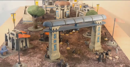 Star Wars Legion Desert Outpost Terrain — Tatooine-style Outer Rim settlement