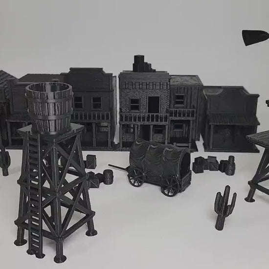 Dreadwood Frontier: Climbable Rooftops & Dense Cover - Malifaux 4E Terrain