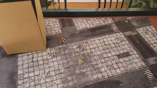 Grimdark hive city terrain set: Omnis Prime Hive District walkways and gantry