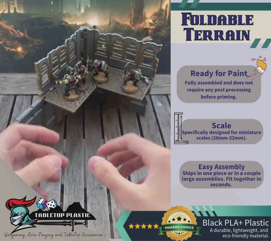 WTC 2025 Tournament: Foldable Ruins & Containers - Map Pack v2.3