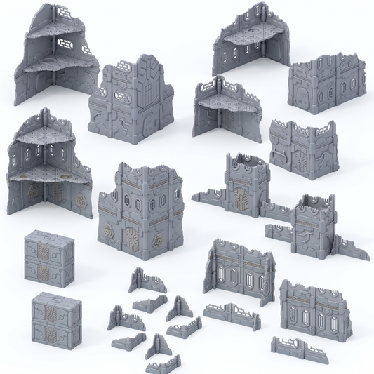 Space Dwarf Foldable Ruins - Black