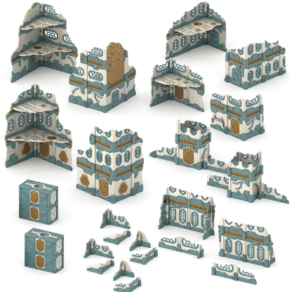 Space Dwarf Foldable Ruins — Full Color