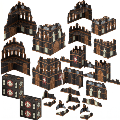 Battle Nun Foldable Ruins - Full Color