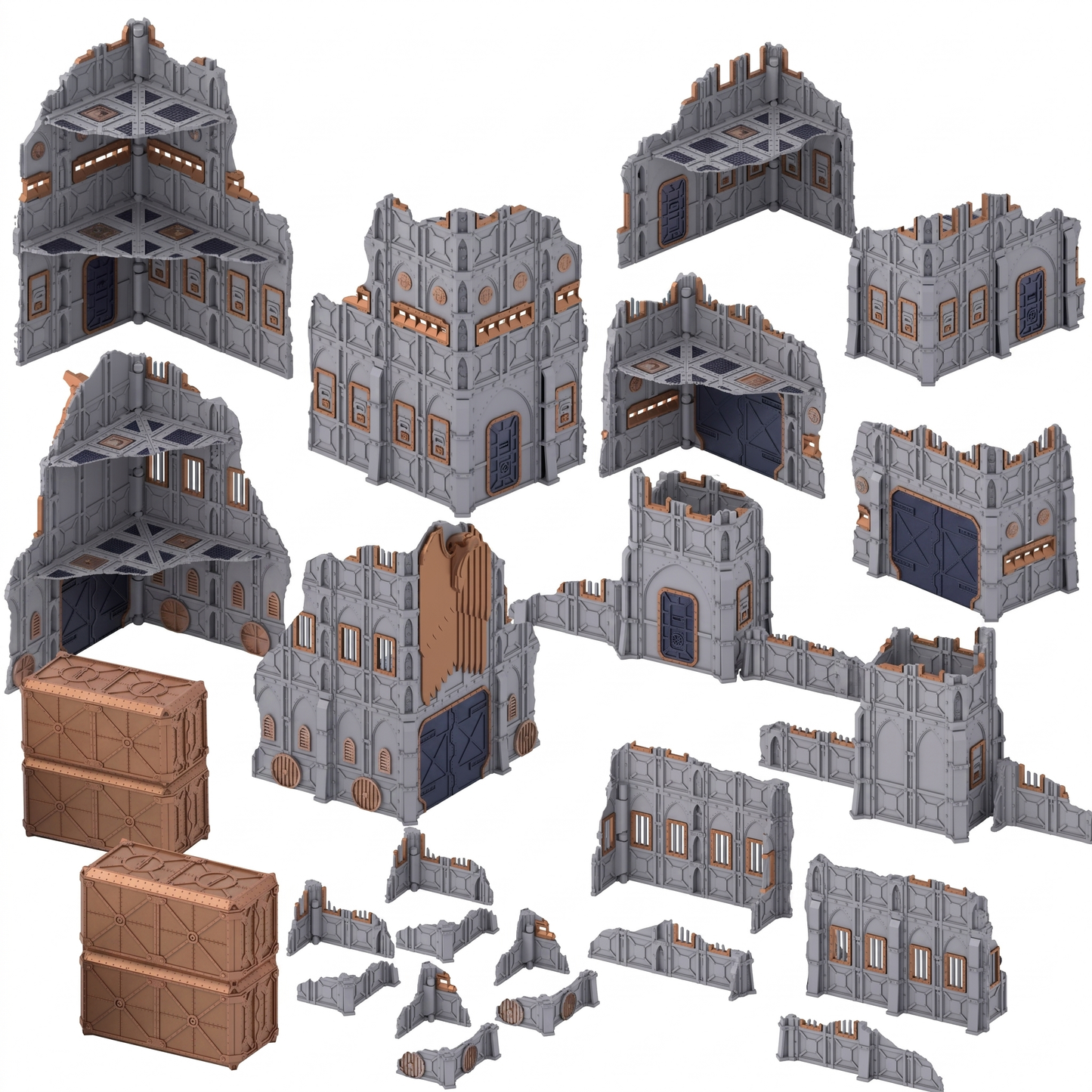 Armored Foldable Ruins — Full Color